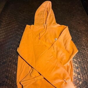 Champion Men's Bright Orange Hoodie